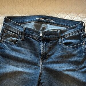 Old Navy High Rise Women's Dark Blue Jeans